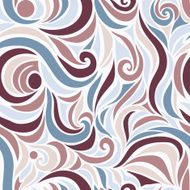 Wave vector seamless hand drawn pattern N4