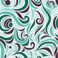 Wave vector seamless hand drawn pattern N5