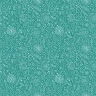 Blue pattern with flower N2
