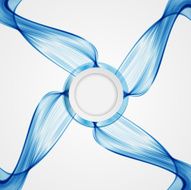 Abstract blue wave background N8