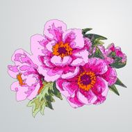 Decorative floral background N31
