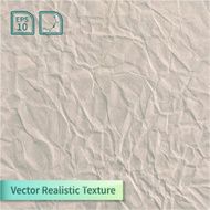 Vector crumpled paper sheet Wrapping-paper texture