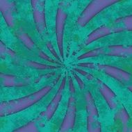 Purple swirl on green background N2