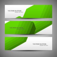Set banner abstract illustration N4