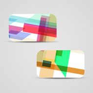 Vector business-card set for your design N148