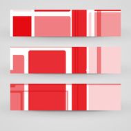 Vector banner set for your design N16