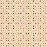 Seamless geometric pattern with colorful dots on background grid N2