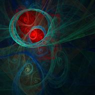 Abstract fractal background N238