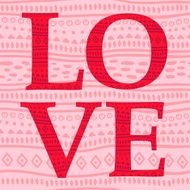abstract background love letters