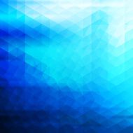Blue Vector Abstract Geometric Background