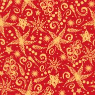 Holiday Stars Textured Seamless Pattern Background