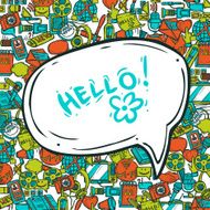 Communication Concept With Speech Bubble N2