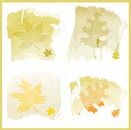 Autumn Leaves Texture (vector)