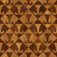 Abstract paneling pattern - seamless background hipster symbol N2