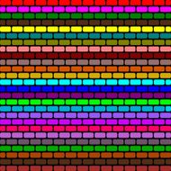 Brick Wall Colorful Background N2