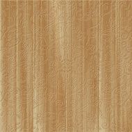 Square wooden board with floral carved ornament