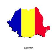 Map of Romania for your design N2
