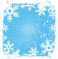 Grunge snowflakes N2