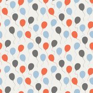 Festive pattern with balloons N2
