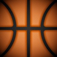 Basketball background close-up view