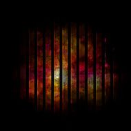color paint on grille background