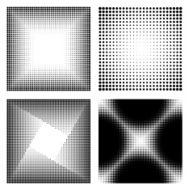 Vector Halftone pattern set