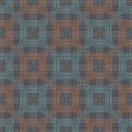 Textured ornament with red and blue squares N2