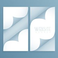 Stylish website banner set N2