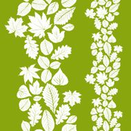 Leaves seamless wallpaper background vector natural pattern N2