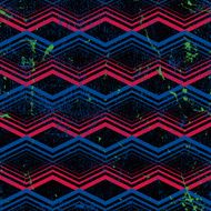 Vintage geometric pattern with dirt texture vector old style