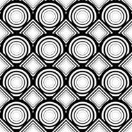 Seamless geometric background black and white stripes