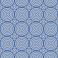 Abstract geometric seamless pattern Different circles ornament