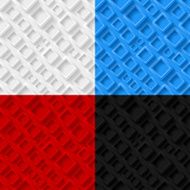 Set of geometric seamless patterns N29