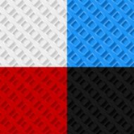 Set of geometric seamless patterns N30