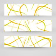 Vector banner set for your design N18