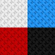 Set of geometric seamless patterns N31