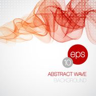 Smoke wave background Vector illustration N3