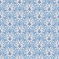 Damascus pattern Seamless vintage background Vector illustration N4