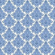 Damascus pattern Seamless vintage background Vector illustration N5