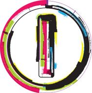 Colorful Grunge Font LETTER l