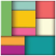 Abstract 3d square background colorful tiles geometric vector illustration N4