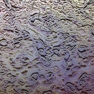 3D elevated fantasy square background with relief N5