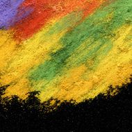 Abstract textured acrylic and oil pastel background N3