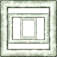 Plastic picture frame generated isolated texture