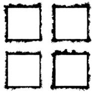 Grunge frame set N4