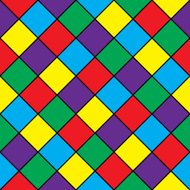 Abstract geometric seamless pattern Colored squares