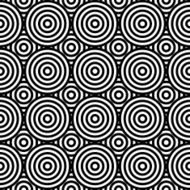Abstract geometric seamless pattern Different circles ornament N3