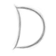 sketch alphabet D