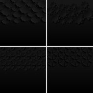 Set of abstract geometric backgrounds N3