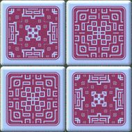 Cube tiles seamless generated hires texture N2